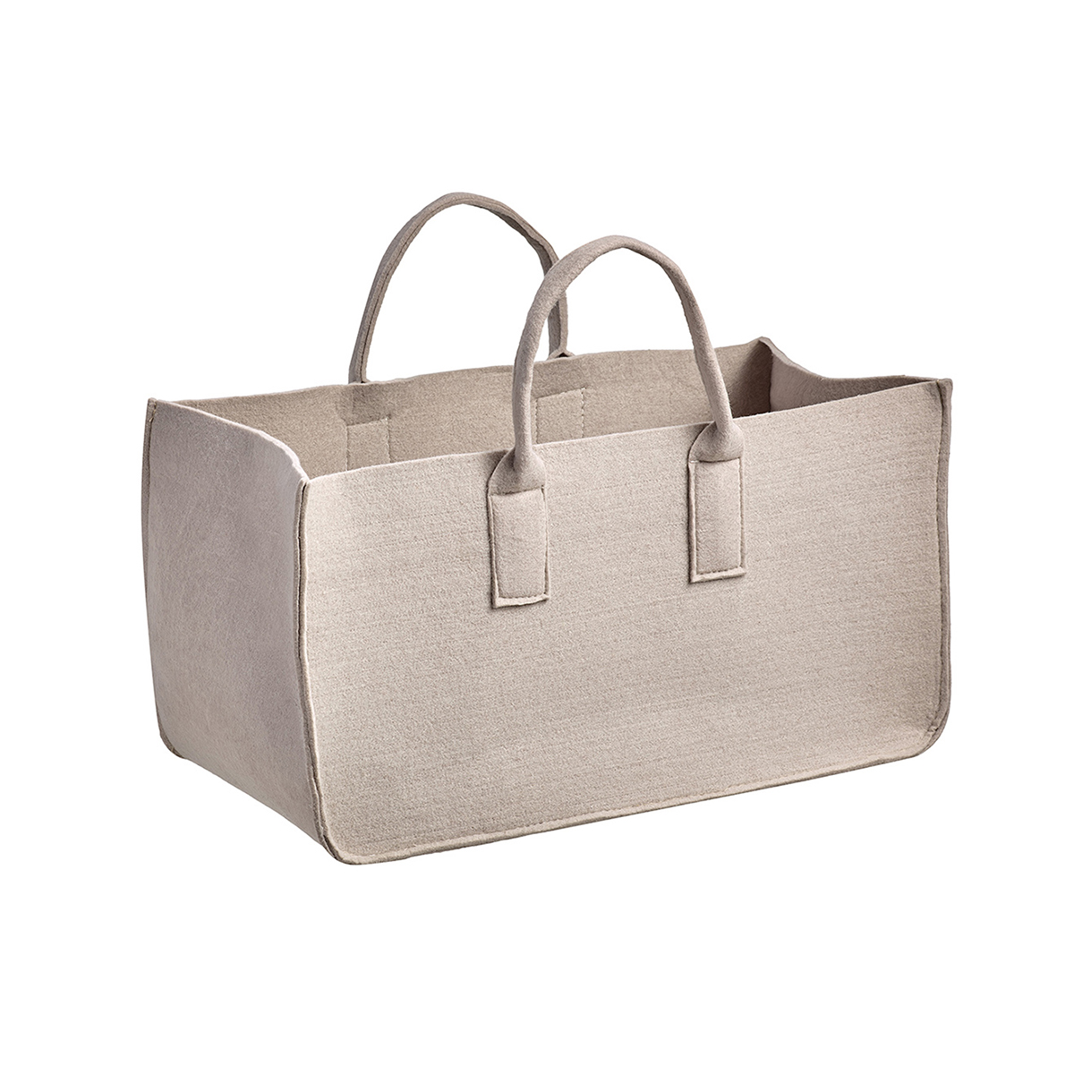 Filztasche, rechteckig, beige - Gartenfreude